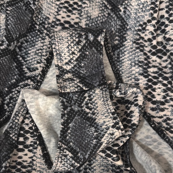 Snakeskin Long Sleeve Bodysuit - Picture 2 of 2